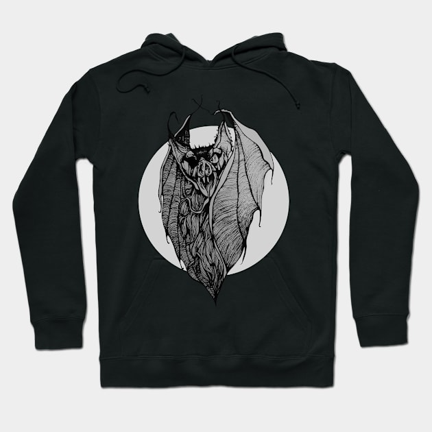 ― moon bat Hoodie by stcrbcn